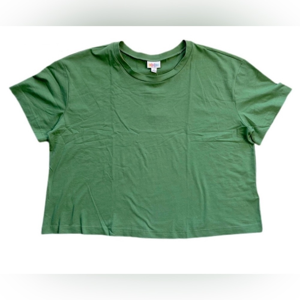 LuLaRoe green tee in Large, worn/washed once
